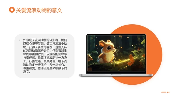 关爱流浪动物，流浪猫PPT模版