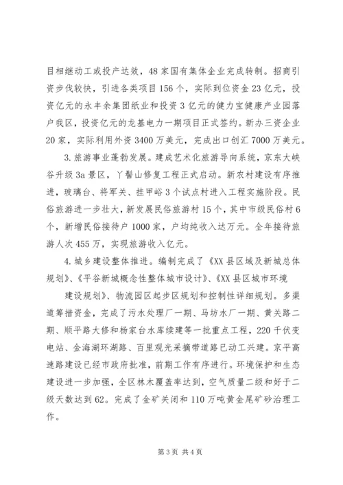 在副市长来我区视察时的汇报.docx