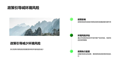 绿色旅游研究报告PPT模板