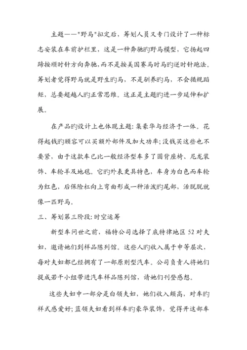 市场营销专题策划的基本标准流程.docx