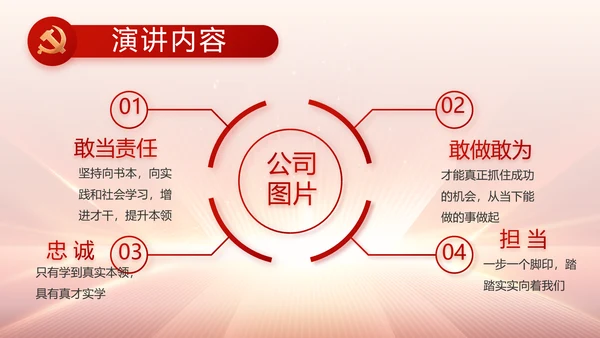 党支部党员大会工作总结汇报动态PPT