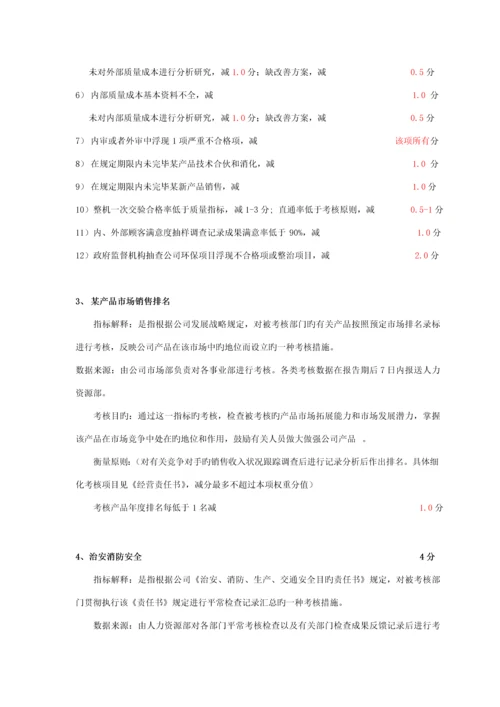 公司KPI绩效考评指标作业基础指导书.docx