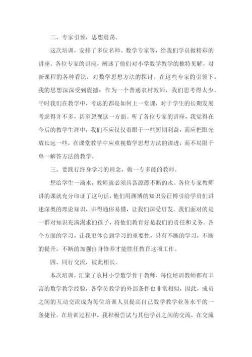 边远乡村教师培训总结.docx