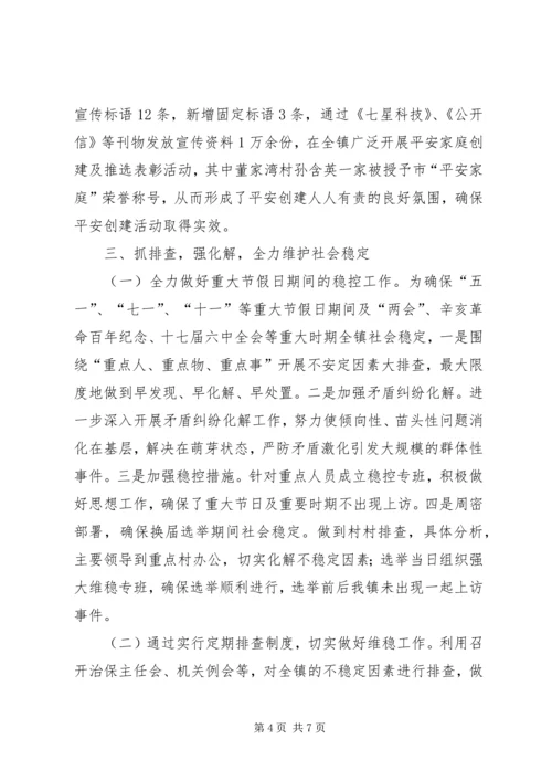 乡镇社会治安整顿工作汇报.docx