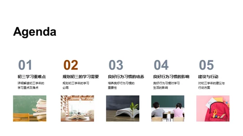 初三行为学习指南