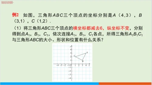 7.2.2 用坐标表示平移 教学课件--人教版初中数学七年级下