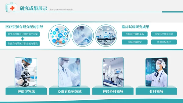 简约大气学术风医学临床试验研究报告PPT模板