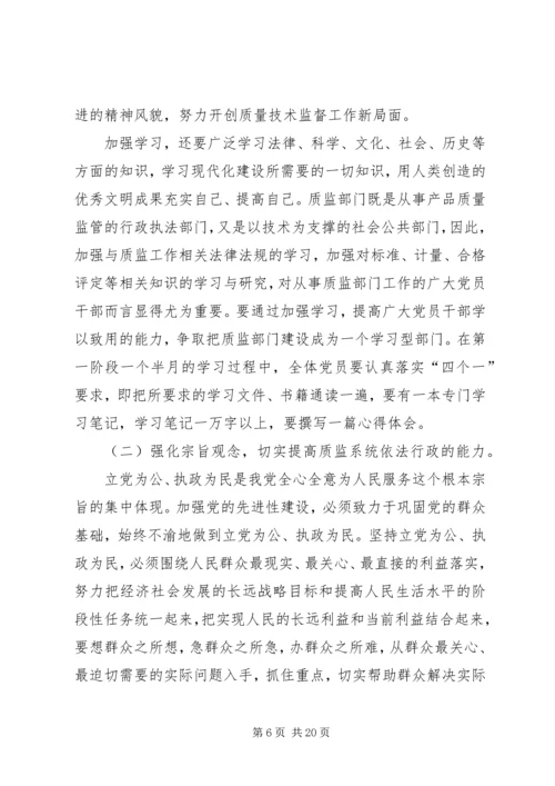 关于全面加强质监部门能力建设的调查思考-怎样提高思考能力.docx