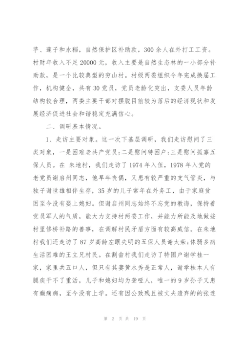 基层调研报告范文3篇.docx