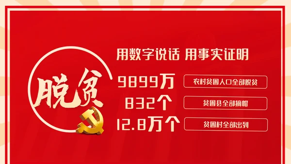 全国脱贫攻坚总结表彰大会重要讲话解读党课