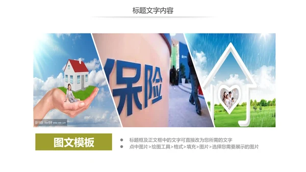 人身保险社区医疗保险行业工作总结PPT模板