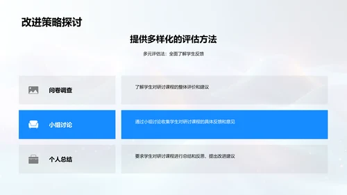 硕士研讨课提升法PPT模板