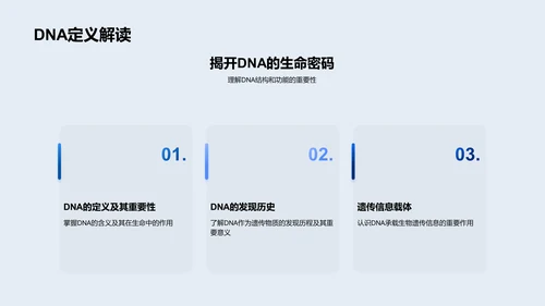 DNA解码PPT模板
