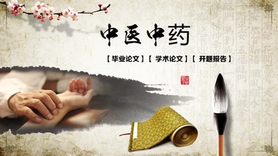 中医中药中国风国学文化通用PPT模板