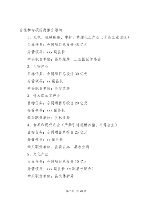 招商引资工作计划汇总15篇.docx