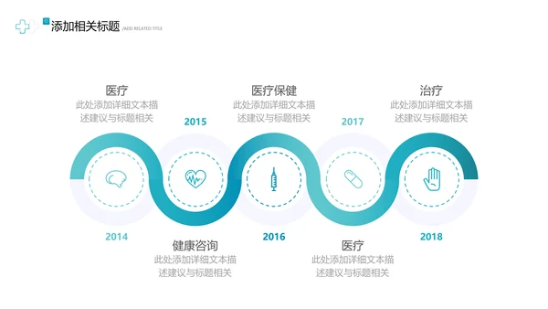 2021欧美风医院宣传医生工作总结汇报PPT