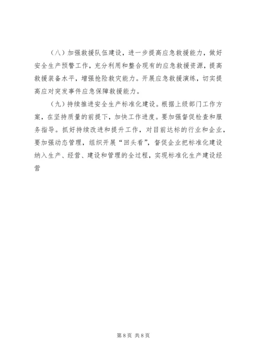 县安全生产监督管理局工作汇报 (2).docx