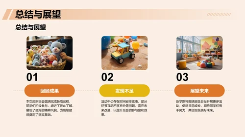 迎新班会流程介绍与展示PPT模板