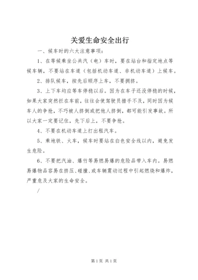 关爱生命安全出行 (4).docx