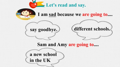 Module 10 Unit 1 We are going to different schools