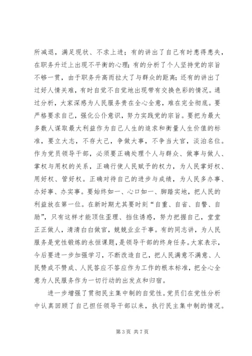 党支部党性分析及专题生活会总结.docx