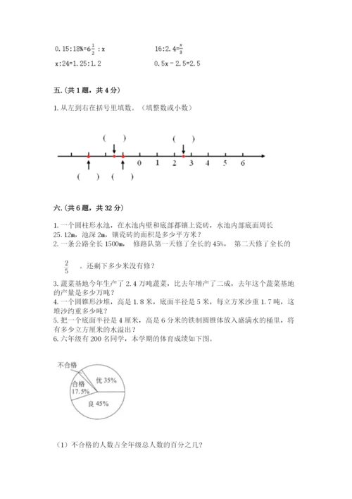 四川省【小升初】2023年小升初数学试卷带答案（巩固）.docx