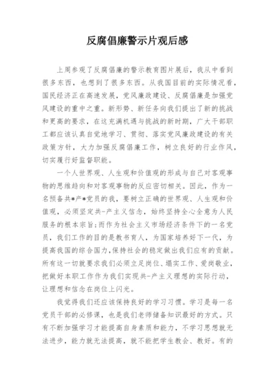 反腐倡廉警示片观后感.docx