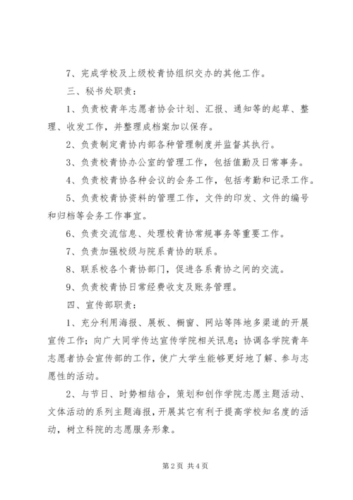 青年志愿者协会优秀部门、队伍评比方案.docx