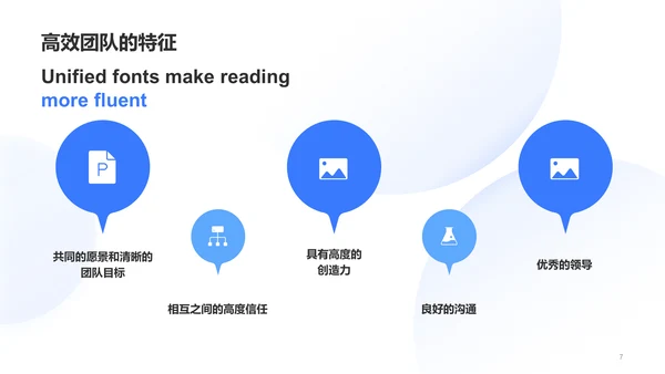 蓝色简约团队建设管理培训案例