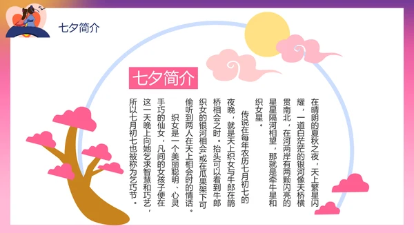 浪漫爱情粉色七夕PPT模板