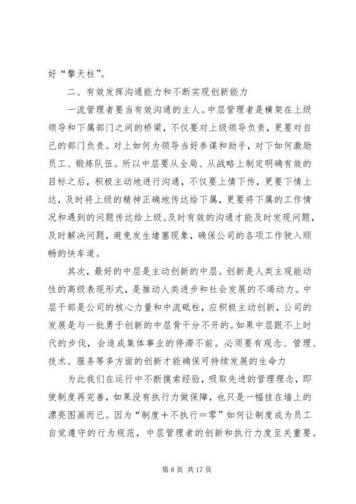 学习如何做一个优秀中层干部有感1.docx