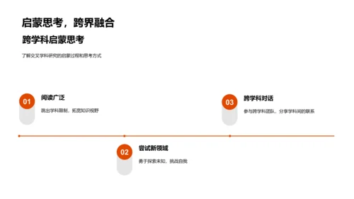 本科交叉学科研究PPT模板