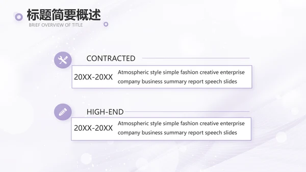 紫色梦幻医美商业计划书动态PPT