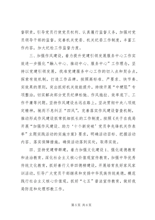 体育局某年党建工作要点.docx