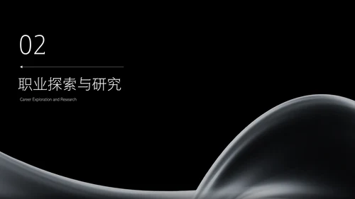 黑色质感科技风职业规划PPT模板