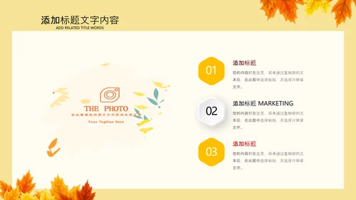 金色秋天丰收的季节秋季金秋立秋PPT