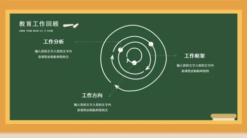 卡通黑板学校教师课件通用PPT模板