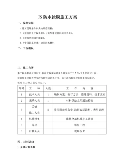 JS防水涂膜综合项目施工专项方案.docx