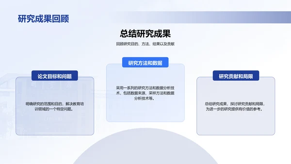 蓝色现代南京邮电大学论文毕业答辩PPT模板