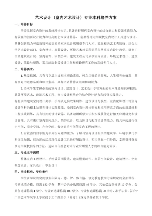 设计学院环境艺术系(本科培养方案).docx