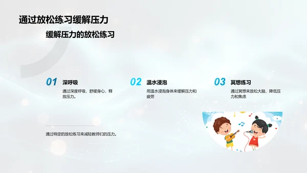 教师压力应对策略PPT模板