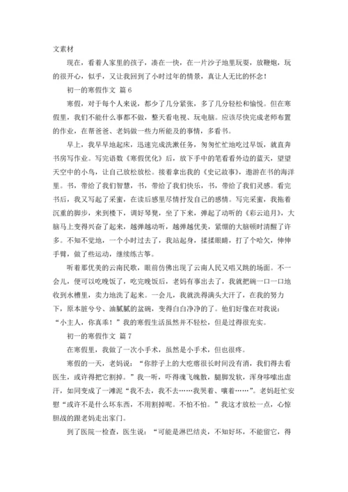 初一的寒假作文锦集七篇.docx