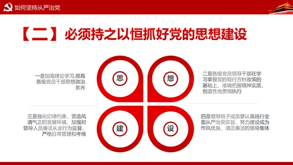 加强党风廉政建设推进全面从严治党PPT模板