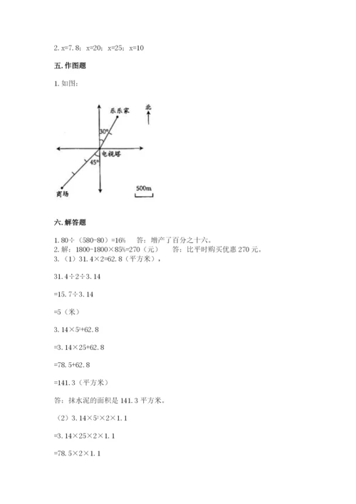 小升初数学期末测试卷【预热题】.docx