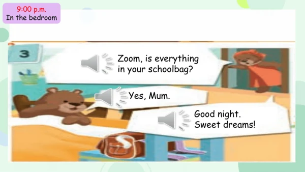 Unit 2 My schoolbag-Story time（课件）-2024-2025学年人教PE