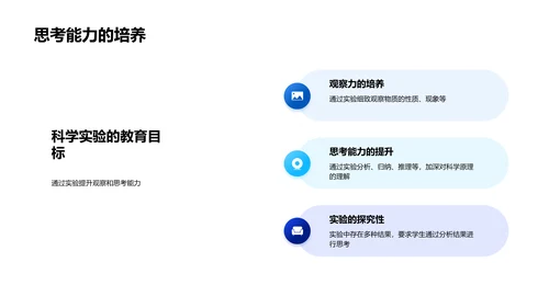 科学实验教学课件PPT模板