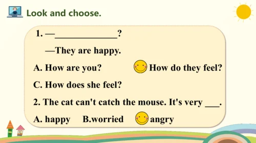 Unit 6 How do you feel Part A Let's learn & Write 