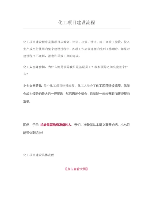 化工专项项目建设标准流程.docx