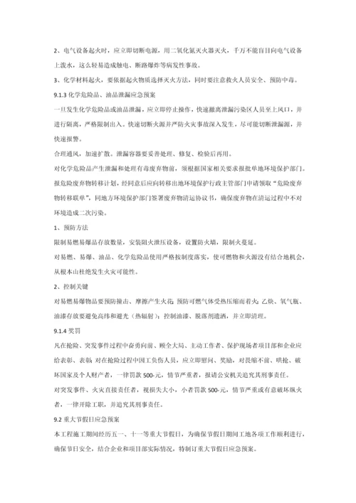 安全生产事故应急专项预案及专项措施.docx