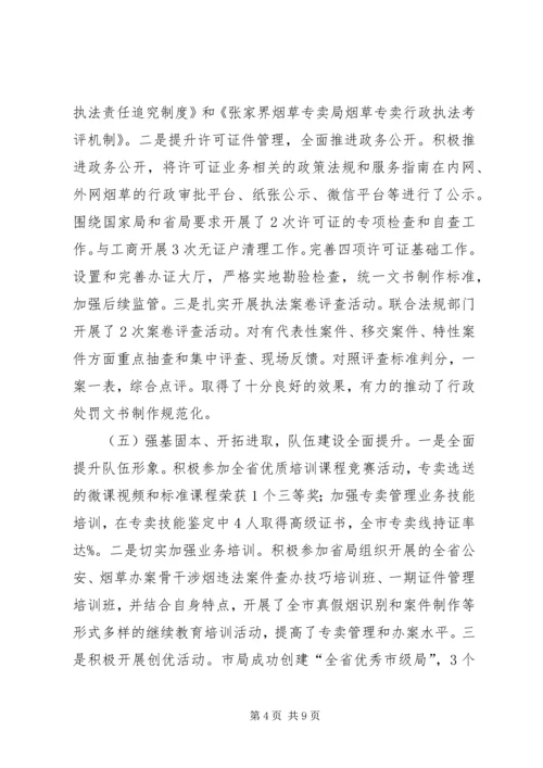 在全市专卖、内管工作会上的报告.docx